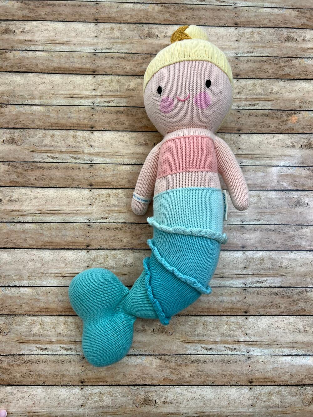 Cuddle + Kind Skye the Mermaid 20" Handmade Doll